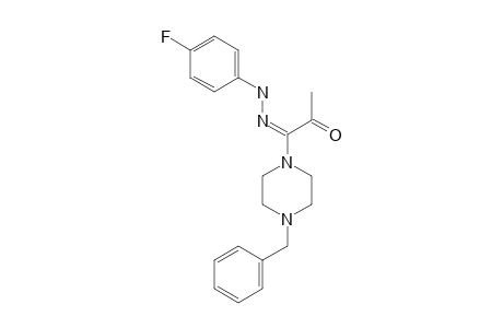 1-(4-BENZYLPIPERAZIN-1-YL)-1-[2-(4-FLUOROPHENYL)-HYDRAZONO]-PROPAN-2-ONE