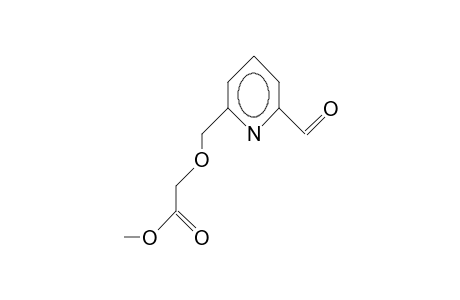 2-Methanoyl-6-methoxycarbonylmethyloxymethyl-pyridine