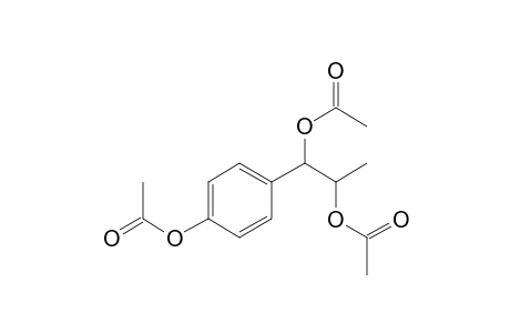 1-(4-Acetoxyphenyl)propane-1,2-diyl diacetate (isomer 1)