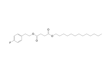 Succinic acid, 4-fluorophenethyl tridecyl ester