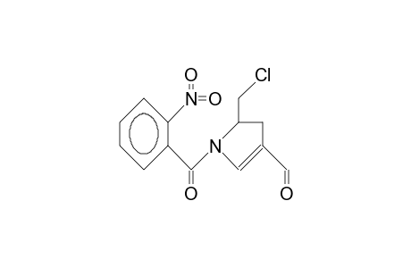 5-(chloromethyl)-1-(2-nitrobenzoyl)-2-pyrroline-3-carbaldehyde