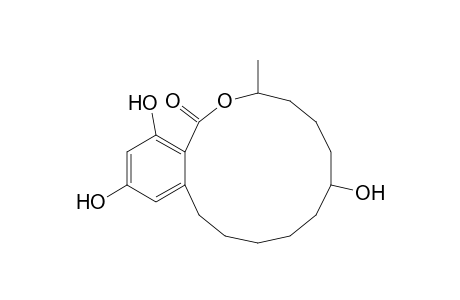 (3S,7X)-3,4,5,6,7,8,9,10,11,12-Decahydro-7,14,16-trihydroxy-3-methyl-1H-2-benzoxacyclotetradecin-1-one