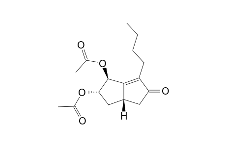 (5S,7S,8S)-7,8-Diacetoxy-2-butylbicyclo[3.3.0]oct-1-en-3-one