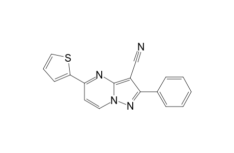 2-PHENYL-5-(2-THIENYL)-PYRAZOLO-[1,5-A]-PYRIMIDINE-3-CARBONITRILE