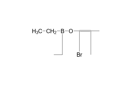 DIETHYLBORINIC ACID, 1-BROMO-2-METHYLPROPENYL ESTER