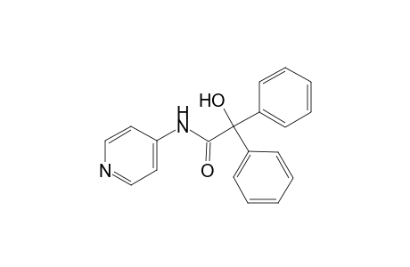 2-Hydroxy-2,2-diphenyl-N-(4-pyridinyl)acetamide