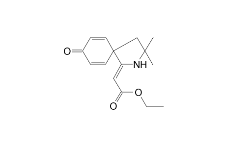 2-Azaspiro[4.5]deca-6,9-dien-8-one, 1-(2-ethoxy-2-oxo-ethylidene)-3,3-dimethyl-