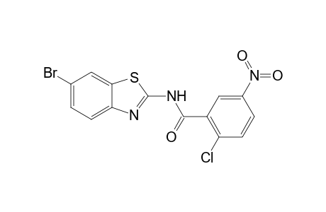 N-(6-Bromo-1,3-benzothiazol-2-yl)-2-chloro-5-nitrobenzamide