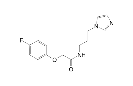 2-(4-fluorophenoxy)-N-[3-(1H-imidazol-1-yl)propyl]acetamide