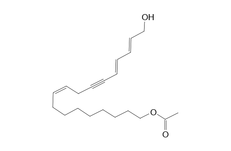 (2-E,4-E,9-Z)-1-HYDROXYOCTADECATRIEN-6-YN-18-YL_ACETATE