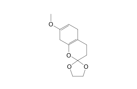 7-METHOXY-3,4,5,8-TETRAHYDROSPIRO-[2H-1-BENZOPYRAN-2,2'-[1,3]-DIOXOLAN]