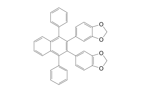 2,3-bis[3,4-(methylenedioxy)phenyl]-1,4-dipenylnaphthalene