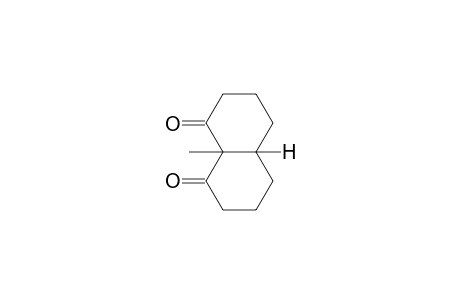 1,8(2H,5H)-Naphthalenedione, hexahydro-8a-methyl-, cis-