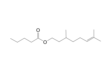Citronellyl valerate