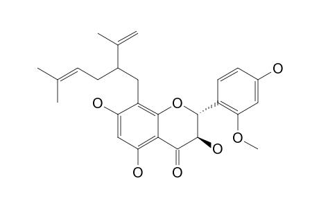 (2R,3R)-8-LAVANDULYL-2'-METHOXY-5,7,4'-TRIHYDROXYFLAVANONOL