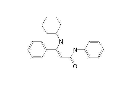 Benzenepropanamide, .beta.-(cyclohexylimino)-N-phenyl-