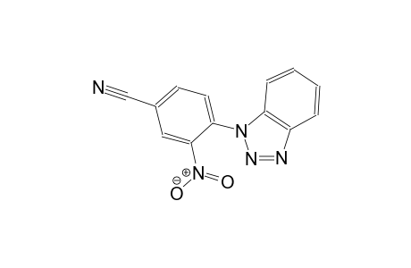 4-(1H-1,2,3-benzotriazol-1-yl)-3-nitrobenzonitrile