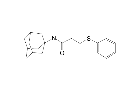 Propanamide, N-(1-adamantyl)-3-phenylthio-