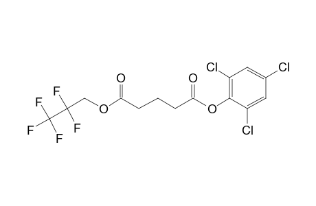 Glutaric acid, 2,4,6-trichlorophenyl 2,2,3,3,3-pentafluoropropyl ester