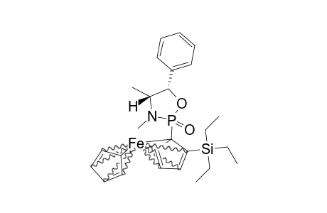 (2-R,4-S,5-R)-3,4-DIMETHYL-2-(ALPHA-(R(FC))-TRIETHYLSYLANYL-FERROCENYL)-5-PHENYL-[1,3,2]-OXAZAPHOSPHOLIDINE-2-OXIDE