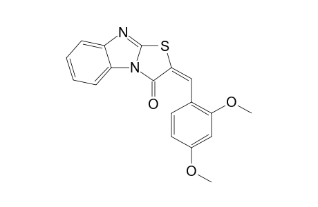 (2E)-2-(2,4-Dimethoxybenzylidene)[1,3]thiazolo[3,2-a]benzimidazol-3(2H)-one