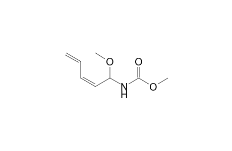 (Z/E)-1-(Methoxycarbonyl)-2-methoxy-1-azahex-3,5-ene