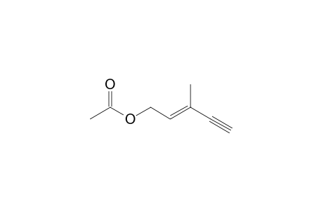 Trans-3-methylpent-3-ene-1-yn-5-ol, acetate