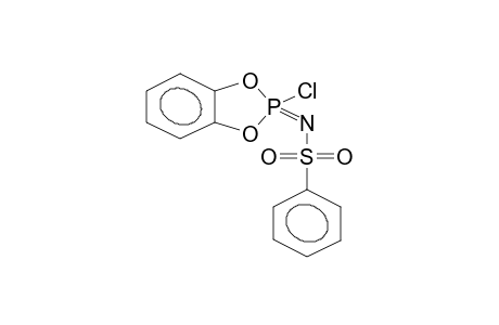 2-CHLORO-2-N-PHENYLSULPHONYLIMINO-4,5-BENZO-1,3,2-DIOXAPHOSPHOLANE