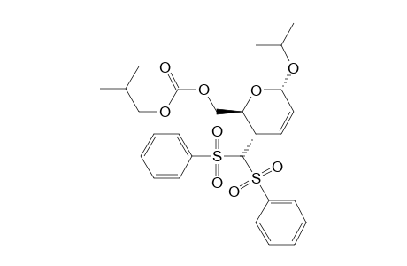 [(2S,3S,6S)-3-[bis(benzenesulfonyl)methyl]-6-isopropoxy-3,6-dihydro-2H-pyran-2-yl]methyl isobutyl carbonate