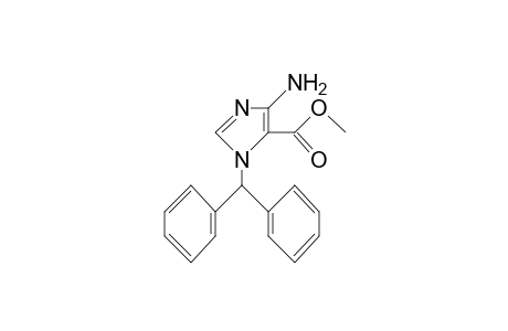 1H-Imidazole-5-carboxylic acid, 4-amino-1-(diphenylmethyl)-, methyl ester