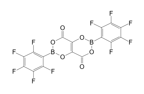 2,6-Dibora-1,3,5,7-tetraoxaoctaline-4,8-dione, 2,6-di(pentafluorophenyl)-