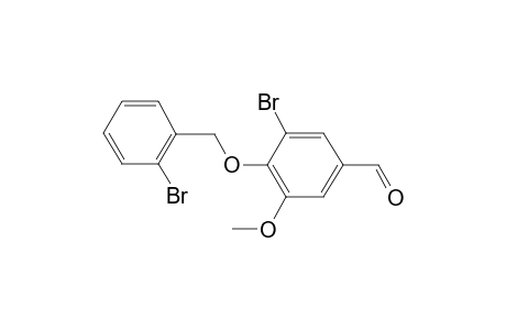 3-Bromo-4-(2-bromo-benzyloxy)-5-methoxy-benzaldehyde