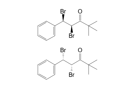 DL-threo-1,2-dibromo-4,4-dimethyl-1-phenyl-3-pentanone