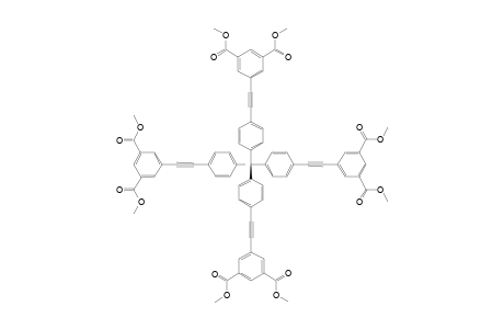 OCTAMETHYL-5,5',5'',5'''-[[METHANETETRAYL-TETRAKIS-(PHENYLENE-4,1-DIYL)]-TETRAKIS-(ETHYNE-2,1-DIYL)]-TETRAISOPHTHALATE