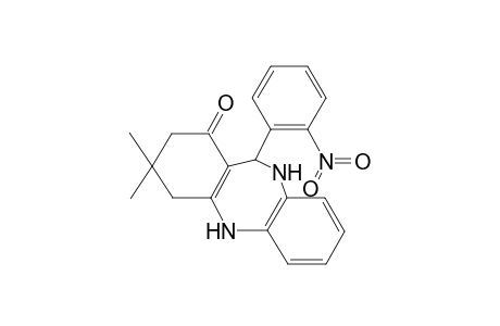 3,3-Dimethyl-2,3,4,5,10,11-hexahydro-11-[(2-nitro)phenyl]-1Hdibenzo[b,e][1,4]diazepin-1-one