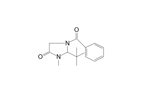 1-Benzoyl-2-tert-butyl-3-methyl-4-imidazolidinone