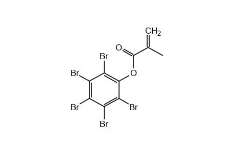 Pentabromophenol methacrylate