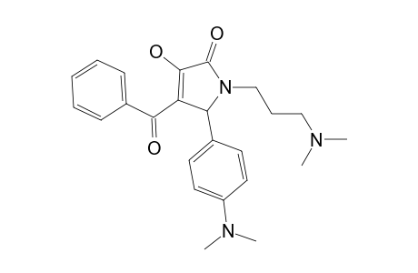 4-Benzoyl-5-(4-dimethylamino-phenyl)-1-(3-dimethylamino-propyl)-3-hydroxy-1,5-dihydro-pyrrol-2-one