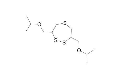 3,7-Bis(isopropoxymethyl)-1,2,5-trithiepane