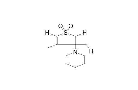 1-(2,3-dihydro-3,4-dimethyl-beta-thienyl)piperidine, S,S-dioxide