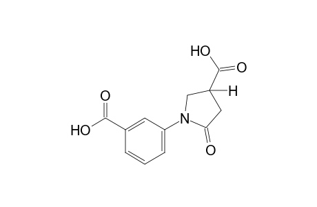 1-(m-carboxyphenyl)-5-oxo-3-pyrrolidinecarboxylic acid