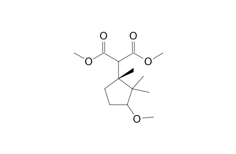 Dimethyl 2-(3-Methoxy-1.beta.,2,2-trimethylcyclopentyl)malonate