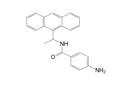4-Amino-N-(1-anthracen-9-ylethyl)benzamide