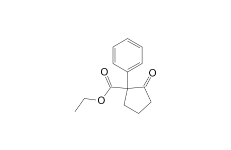 Cyclopentanecarboxylic acid, 2-oxo-1-phenyl-, ethyl ester