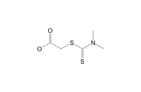 dimethyldithiocarbamic acid, ester with mercaptoacetic acid