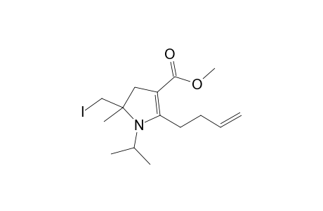 2-But-3-enyl-5-(iodomethyl)-1-isopropyl-5-methyl-2-pyrroline-3-carboxylic acid methyl ester