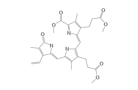 1H-Pyrrole-3-propanoic acid, 5-[(3-ethenyl-1,5-dihydro-4-methyl-5-oxo-2H-pyrrol-2-ylidene)methyl]-2-[[5-(methoxycarbonyl)-3-(3-methoxy-3-oxopropyl)-4-methyl-2H-pyrrol-2-ylidene]methyl]-4-methyl-, methyl ester, (Z,Z)-