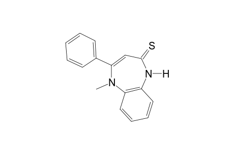 1,5-dihydro-5-methyl-4-phenyl-2H-1,5-benzodiazepine-2-thione