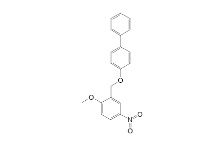 4-biphenylyl 2-methoxy-5-nitrobenzyl ether