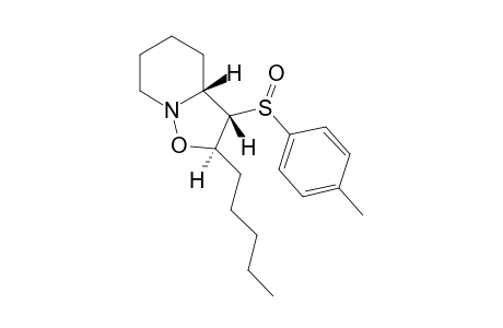 endo-4-p-Tolylsulfinyl-3-pentylpiperidino[1,2-b]isoxazolidine